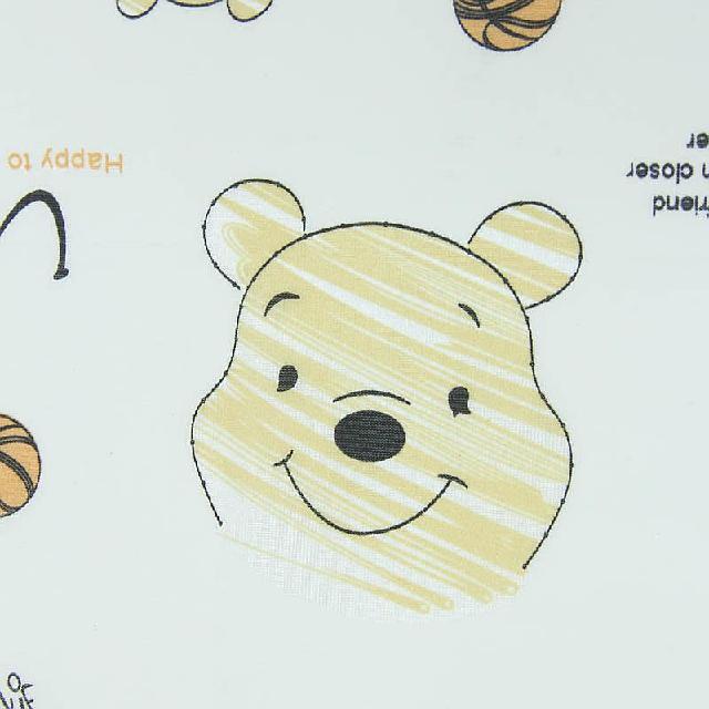 A24333-1 床垫经编布 印花布 白浆印花 白色